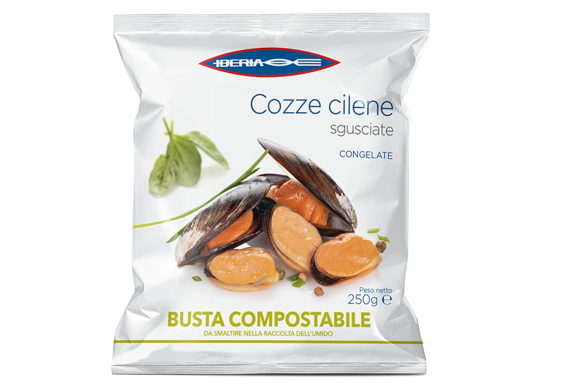 Cozze cilene sgusciate in busta compostabile